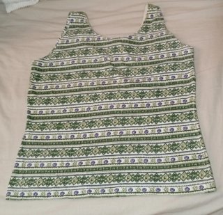 Camiseta sin mangas estampada Talla M