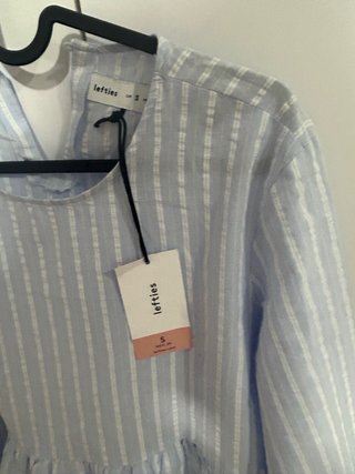 Blusa Lefties Rayas Azul y Blanco Talla M