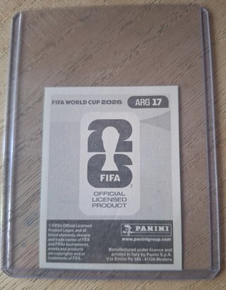 Cromo Messi Panini Mundial 2026