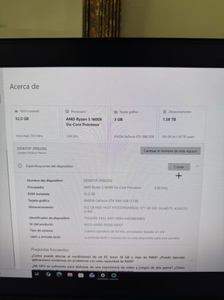 PC Gaming con ventana lateral