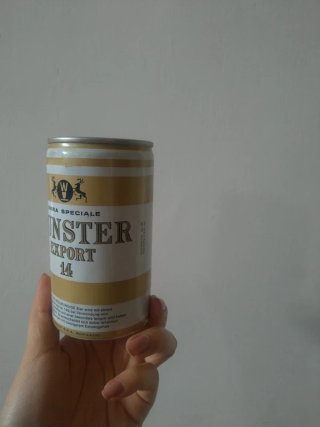 Lattina Vuota Birra Wunster Export 14