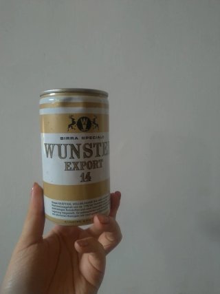Lattina Vuota Birra Wunster Export 14