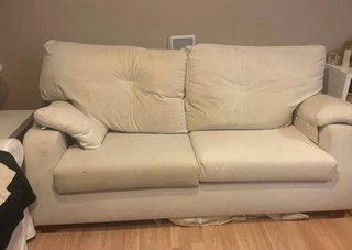 Sofá cama beige tela