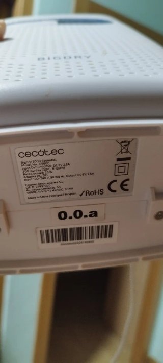 Humidificador Blanco y Turquesa