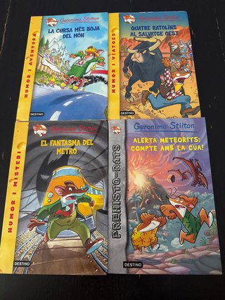 Pack x4 Geronimo stilton