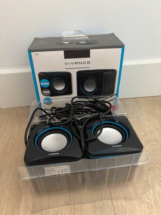 Altavoces Estéreo Portátiles Vivanco USB