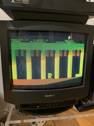 Nintendo nes francesa y 2 juegos. Zelda 2 y mario