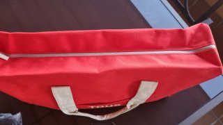 Borsa da spiaggia Tous uomo rossa e pochette