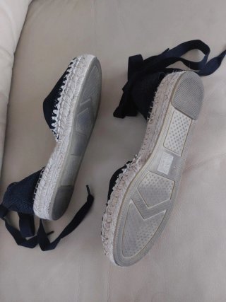 Sandalias Corina Negras Atadas