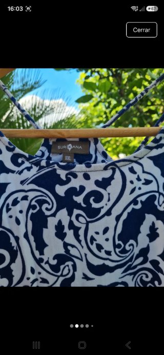 Vestido Veraniego Surkana Azul y Blanco
