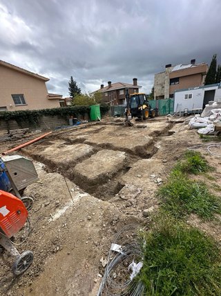 Trabajos de excavación