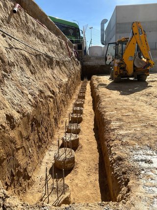 Trabajos de excavación