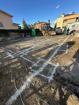 Trabajos de excavación