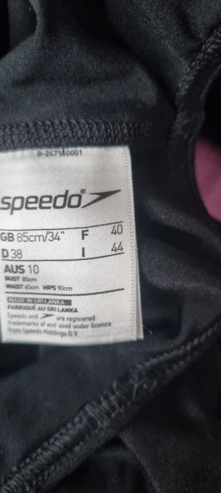 Costume da bagno donna Speedo nero tg 44