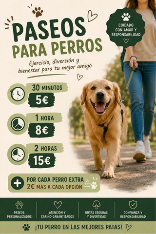 paseo para perros en Cádiz capital