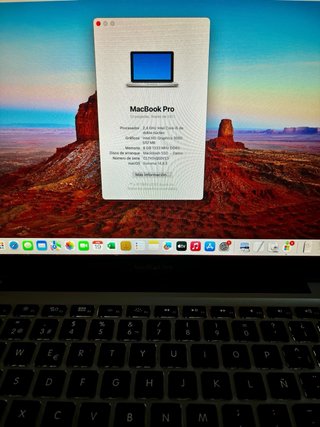 MacBook Pro 13’ Apple Plata finales 2011
