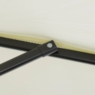 Sombrilla de terraza mástil aluminio beige