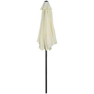 Sombrilla de terraza mástil aluminio beige