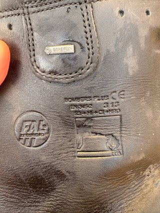 Botas de seguridad bombero talla 44