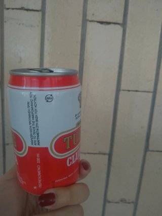 Lattina Tuborg Club Soda anni '90