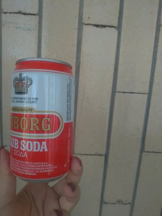Lattina Tuborg Club Soda anni '90