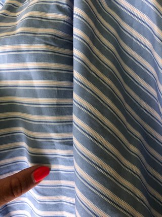 Falda rayas azul Lefties Talla S