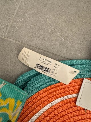 Borsa mare rotonda Vacchetti multicolore