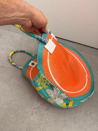 Borsa mare rotonda Vacchetti multicolore