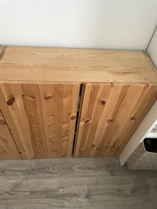 Aparador 2 armarios IVAR Ikea Madera