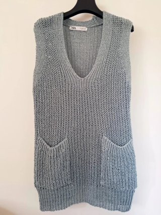Chaleco de perlé  #Zara