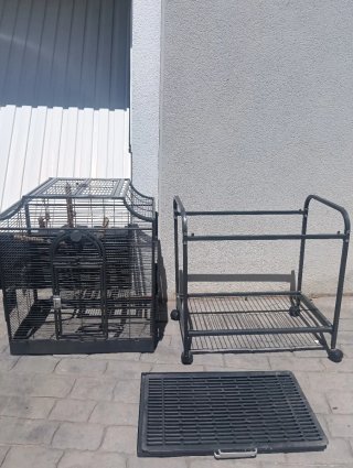 Jaula grande para loros y aves grandes