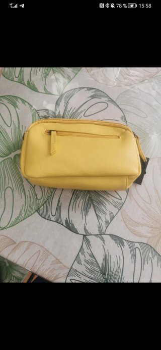 Bolso bandolera amarillo Enrico Benetti