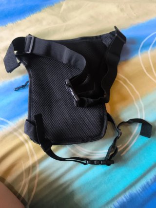 Mochila de pierna negra