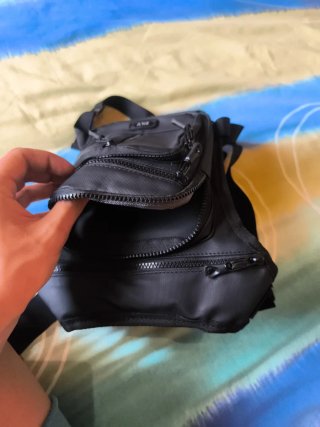 Mochila de pierna negra
