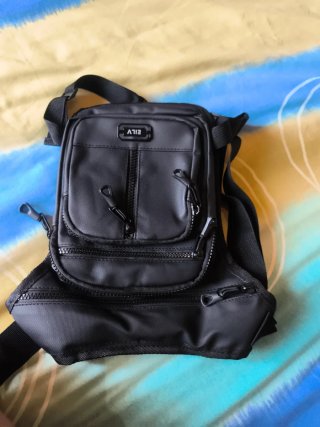 Mochila de pierna negra