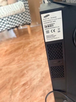 Barra y Subwoofer Samsung Negro