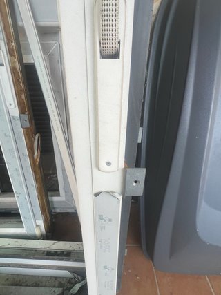 Lote ventanas PVC gris grafito nuevas