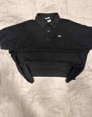 *Polo Lacoste Negro Hombre Talla m
