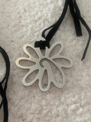 Colgante Flor Plata