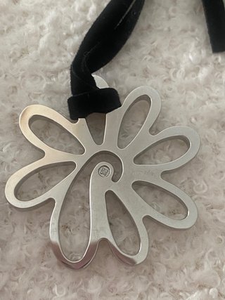 Colgante Flor Plata
