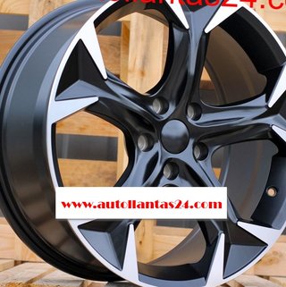 8800 JUEGO DE 4 LLANTAS SEAT CUPRA BLACK M r780567