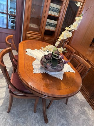 Juego Comedor Vintage Madera Completo