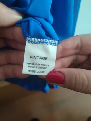 Vestido Teria Yabar azul