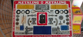 Mecano Metaling 10 - Juguete Vintage 1970