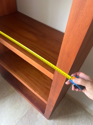 Estantería moderna madera teca