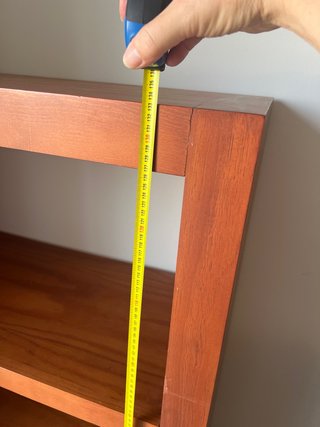 Estantería moderna madera teca