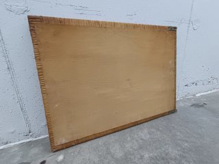 Espejo Vintage Ratán y Madera