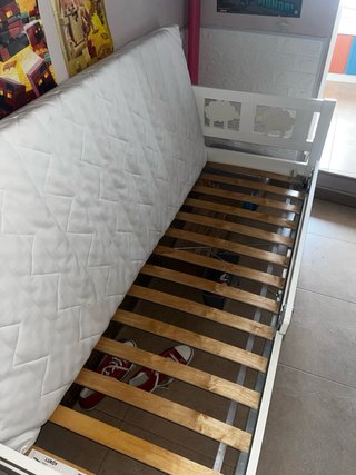 Cama infantil blanca Ikea