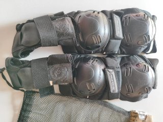 Set Rodilleras Coderas Muñequeras Powerslide
