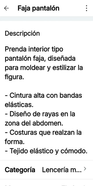 Faja Moldeadora